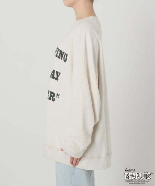 FRAMeWORK(フレームワーク)の「≪追加≫MEAN MACHINE AGE 別注 PEANUTS VTG CREW SWT "CHARLIE"(スウェット・レディース・ブラウン/スミクロ・FREE)」の12枚目の写真