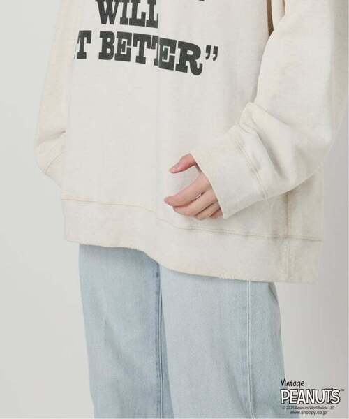 FRAMeWORK(フレームワーク)の「≪追加≫MEAN MACHINE AGE 別注 PEANUTS VTG CREW SWT "CHARLIE"(スウェット・レディース・ブラウン/スミクロ・FREE)」の19枚目の写真