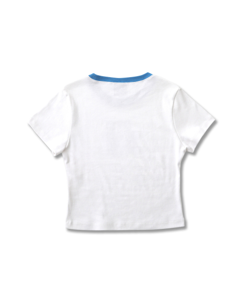 BadBlue(バッドブルー)の「BadBear Ringer Slim Tee Skyblue(Tシャツ/カットソー・レディース・その他・FREE)」の3枚目の写真
