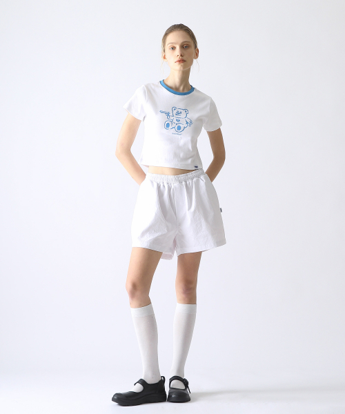 BadBlue(バッドブルー)の「BadBear Ringer Slim Tee Skyblue(Tシャツ/カットソー・レディース・その他・FREE)」の5枚目の写真