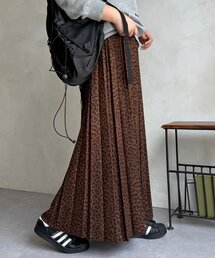 フェイクスエードプリーツスカート