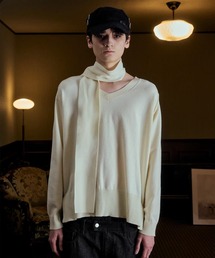 FEI-LANG（フェイラン）の「scarf set spring v neck knit（ニット/セーター）」
