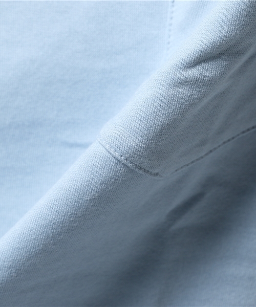 GLOBAL WORK(グローバルワーク)の「【高品質素材使用】スーピマVネックT/707596(Tシャツ/カットソー・メンズ・グレー/ネイビー/ダークグレー/ホワイト/ライトブルー/オレンジ/グリーン/ダークブラウン・SMALL/LARGE/MEDIUM/X-LARGE)」の12枚目の写真