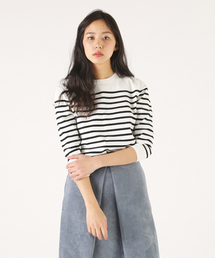 MOUSSY | A-LINE BORDER T/S(Tシャツ/カットソー)