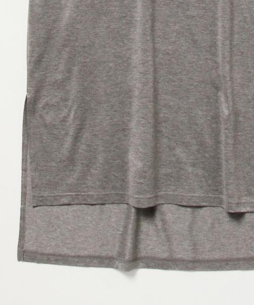 Ray BEAMS（レイビームス）の「Ray BEAMS / サイドスリット マキシ Tシャツ ワンピース（ワンピース・レディース・ライトグレー/ブルー系その他・ONE SIZE）」の6枚目の写真