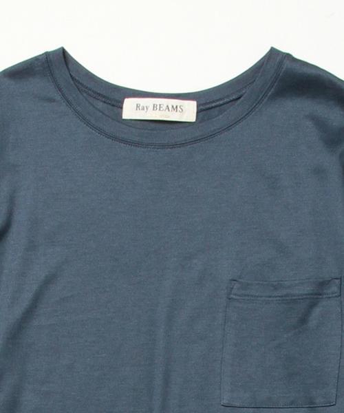 Ray BEAMS（レイビームス）の「Ray BEAMS / サイドスリット マキシ Tシャツ ワンピース（ワンピース・レディース・ライトグレー/ブルー系その他・ONE SIZE）」の8枚目の写真