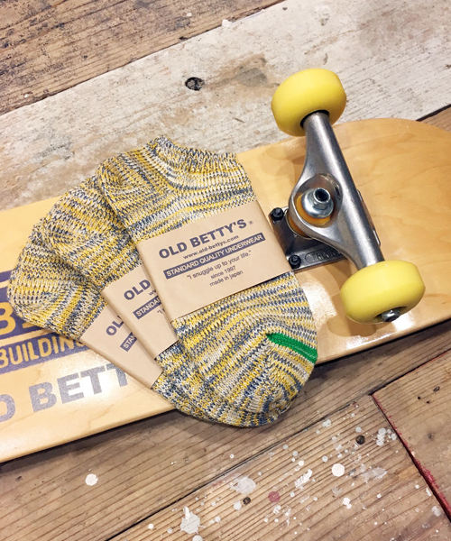 OLD BETTY'S(オールドベティーズ)の「Lady's Sneaker Socks(Standard)/スニーカーソックス(ソックス/靴下・レディース・グリーン/レッド/エメラルド/サックスブルー/ネイビー/イエロー・S)」の11枚目の写真