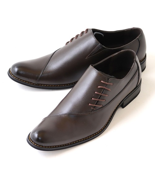 【セール】ZINC / 内羽根サイドレースシューズ (5884)（ドレスシューズ）｜ZINC（ジンク）