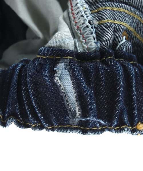 BREEZE（ブリーズ）の「ダメージデニム(10分丈)（デニムパンツ・キッズ・ストライプ/ネイビー・110/130/140/80/90/95/100/120）」の7枚目の写真