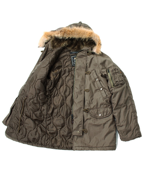まつけん　ALPHA×SHIPS GENERAL SUPPLY N-3B ALPHA（アルファ）の「ALPHA×SHIPS GENERAL SUPPLY: WOOL N-3B