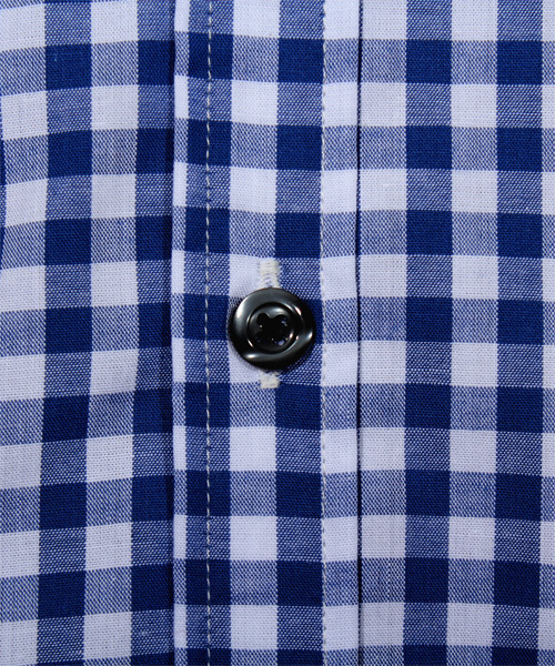 ８(eight)（エイト）の「ギンガムチェック 長袖シャツ 日本製（シャツ/ブラウス・メンズ・ブルー/レッド/ブラック・LARGE/MEDIUM/X-LARGE）」の21枚目の写真