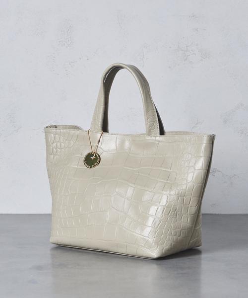 BARDOT ROSE（バルドロゼ）の「【別注】＜BARDOT ROSE（バルドロゼ）＞トートバッグ M（トートバッグ・レディース・オフホワイト/ブラック/ワインレッド/ライトブルー・FREE）」の5枚目の写真