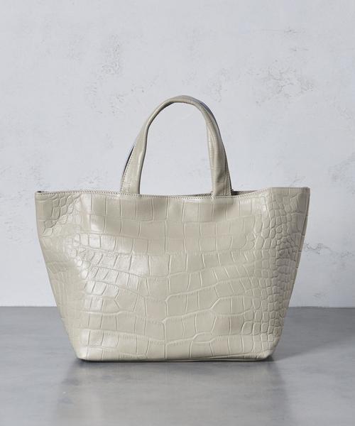 BARDOT ROSE（バルドロゼ）の「【別注】＜BARDOT ROSE（バルドロゼ）＞トートバッグ M（トートバッグ・レディース・オフホワイト/ブラック/ワインレッド/ライトブルー・FREE）」の7枚目の写真