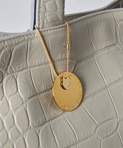 BARDOT ROSE（バルドロゼ）の「【別注】＜BARDOT ROSE（バルドロゼ）＞トートバッグ M（トートバッグ・レディース・オフホワイト/ブラック/ワインレッド/ライトブルー・FREE）」の9枚目の写真