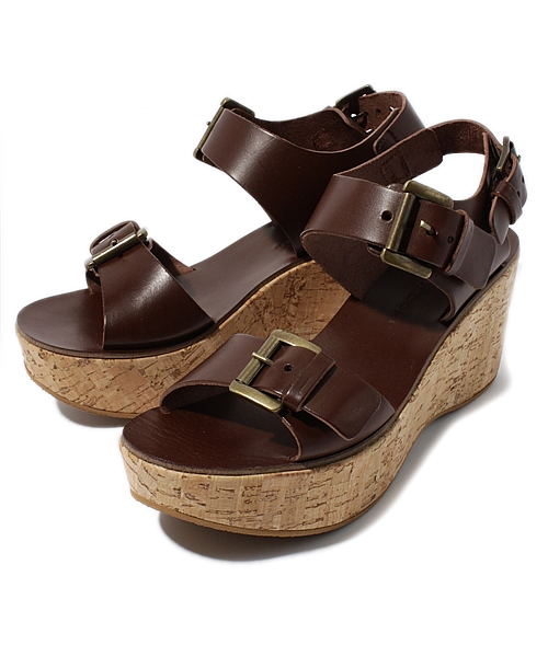 AMERICAN RAG CIE(アメリカンラグシー)の「FABIO RUSCONI DORA302【2012】(サンダル・レディース・ブラウン/グリーン・38/36/37)」の2枚目の写真