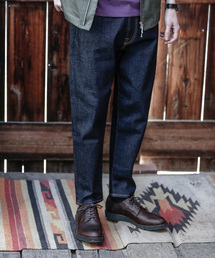 MR.OLIVE | SUPER STRETCH ONE WASH DENIM / WIDE TAPERED ANKLE CUT PANTS(デニムパンツ)