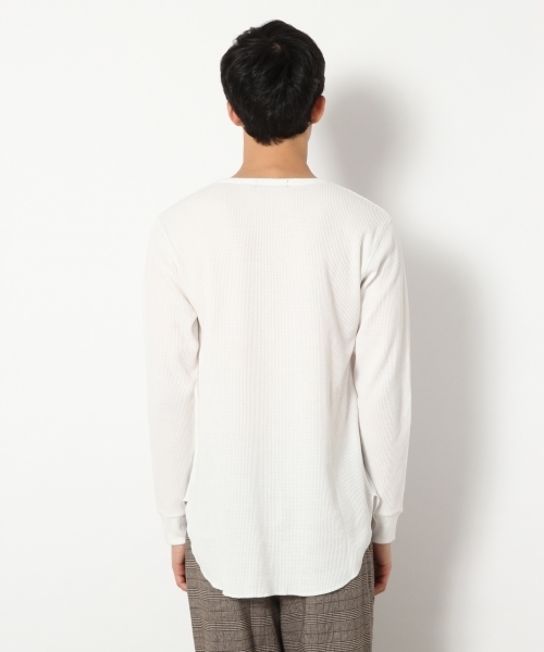 RAGEBLUE(レイジブルー)の「裏起毛ワッフルロングクルー/776695(Tシャツ/カットソー・メンズ・グレー/ブルー/ブラック/ホワイト・LARGE/MEDIUM/SMALL)」の7枚目の写真