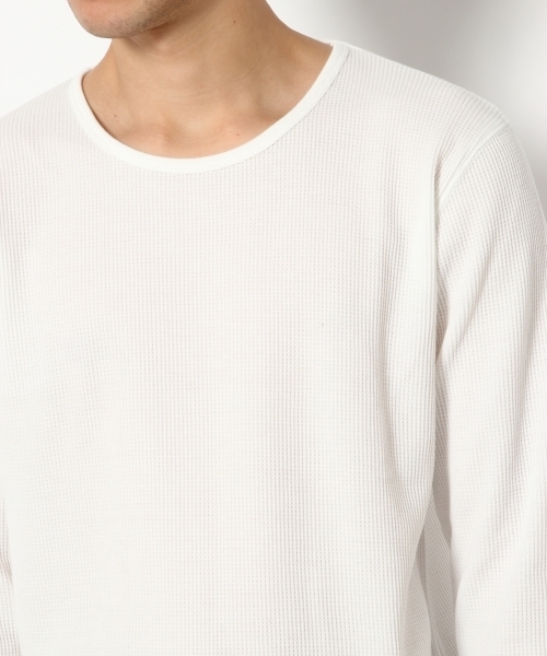 RAGEBLUE(レイジブルー)の「裏起毛ワッフルロングクルー/776695(Tシャツ/カットソー・メンズ・グレー/ブルー/ブラック/ホワイト・LARGE/MEDIUM/SMALL)」の8枚目の写真