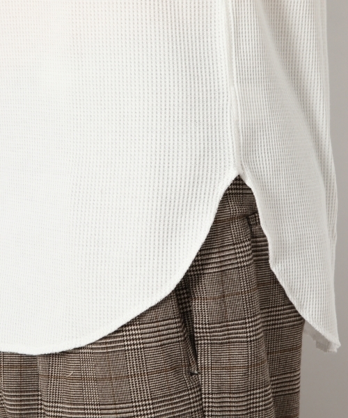 RAGEBLUE(レイジブルー)の「裏起毛ワッフルロングクルー/776695(Tシャツ/カットソー・メンズ・グレー/ブルー/ブラック/ホワイト・LARGE/MEDIUM/SMALL)」の11枚目の写真