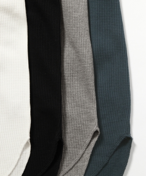 RAGEBLUE(レイジブルー)の「裏起毛ワッフルロングクルー/776695(Tシャツ/カットソー・メンズ・グレー/ブルー/ブラック/ホワイト・LARGE/MEDIUM/SMALL)」の15枚目の写真