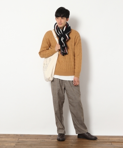 RAGEBLUE(レイジブルー)の「裏起毛ワッフルロングクルー/776695(Tシャツ/カットソー・メンズ・グレー/ブルー/ブラック/ホワイト・LARGE/MEDIUM/SMALL)」の16枚目の写真