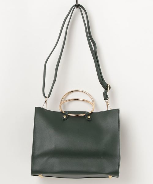 SpRay（スプレイ）の「リング２ＷＡＹショルダー（ショルダーバッグ・レディース・ブラック/ベージュ/ネイビー/レッド/ピンク/キャメル/ピンク系その他/ダークグリーン・FREE）」の18枚目の写真