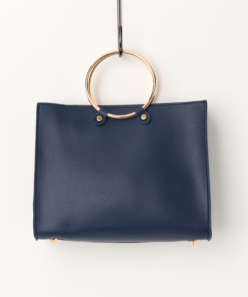 SpRay（スプレイ）の「リング２ＷＡＹショルダー（ショルダーバッグ・レディース・ブラック/ベージュ/ネイビー/レッド/ピンク/キャメル/ピンク系その他/ダークグリーン・FREE）」の4枚目の写真