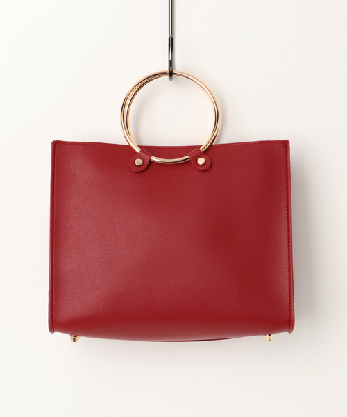 SpRay（スプレイ）の「リング２ＷＡＹショルダー（ショルダーバッグ・レディース・ブラック/ベージュ/ネイビー/レッド/ピンク/キャメル/ピンク系その他/ダークグリーン・FREE）」の8枚目の写真