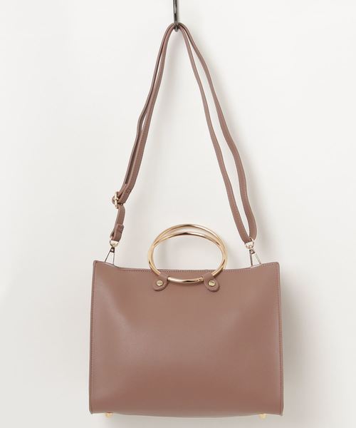 SpRay（スプレイ）の「リング２ＷＡＹショルダー（ショルダーバッグ・レディース・ブラック/ベージュ/ネイビー/レッド/ピンク/キャメル/ピンク系その他/ダークグリーン・FREE）」の12枚目の写真