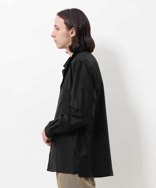 ADAM ET ROPE'(アダムエロペ)の「コットンキュプラモールスキンシャツ(シャツ/ブラウス・メンズ・ブラック/ベージュ・M/L)」の13枚目の写真
