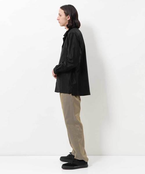 ADAM ET ROPE'(アダムエロペ)の「コットンキュプラモールスキンシャツ(シャツ/ブラウス・メンズ・ブラック/ベージュ・M/L)」の16枚目の写真