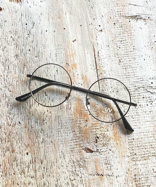 and it_（アンドイット）の「伊達メガネ UVカット（メガネ・レディース・シルバー系その他/ゴールド系その他/ブラック系その他・FREE）」の2枚目の写真