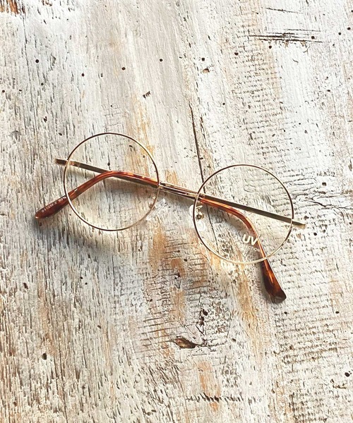 and it_（アンドイット）の「伊達メガネ UVカット（メガネ・レディース・シルバー系その他/ゴールド系その他/ブラック系その他・FREE）」の3枚目の写真