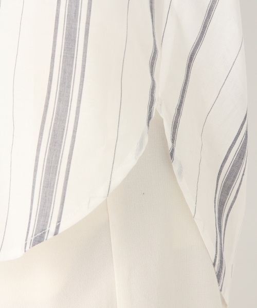 A part by（アパートバイ）の「Cリヨセル／カイキンシャツ8S 786962（シャツ/ブラウス・レディース・ホワイト/ベージュ/ホワイト系その他/ブルー系その他・FREE）」の15枚目の写真