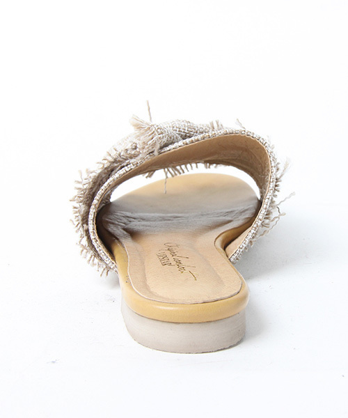 LIPSTAR（リップスター）の「フリンジねじりサンダル（サンダル・レディース・ブラック/グレー/オレンジ・L/M）」の8枚目の写真