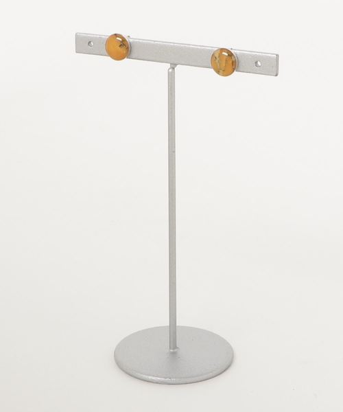 TONE SELECT GOODS（トーンセレクトグッズ）の「【925 SILVER ACC】ドロップストーンピアスSV925(OG)（ピアス（両耳用）・レディース・イエロー/レッド・FREE）」の4枚目の写真