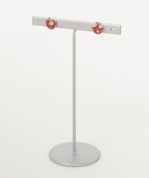 TONE SELECT GOODS（トーンセレクトグッズ）の「【925 SILVER ACC】ドロップストーンピアスSV925(OG)（ピアス（両耳用）・レディース・イエロー/レッド・FREE）」の5枚目の写真