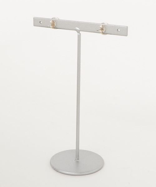 TONE SELECT GOODS（トーンセレクトグッズ）の「【925 SILVER ACC】ドロップストーンピアスSV925(OG)（ピアス（両耳用）・レディース・イエロー/レッド・FREE）」の3枚目の写真