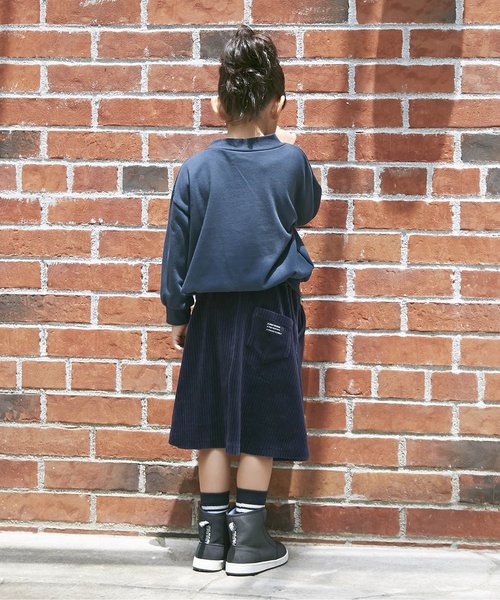 Otonato（オトナト）の「サイド釦スカートパンツ（スカート・キッズ・エンジ/ネイビー・130/120/100/95/90/140/80/110）」の18枚目の写真