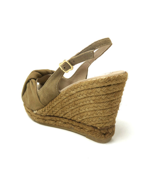 GAIMO（ガイモ）の「ターバンデザインエスパドリーユサンダル（サンダル・レディース・ブラック/ベージュ/カーキ/ライトパープル/シルバー・35/36/37/38/39）」の9枚目の写真