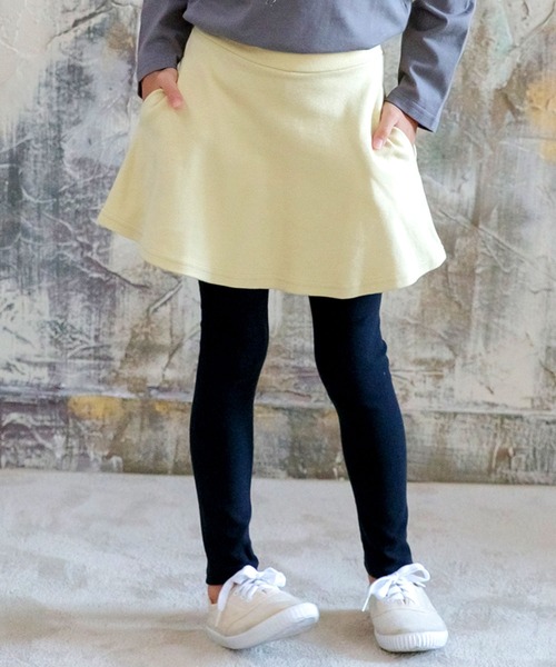 Bee des Bee（ビーデスビー）の「レギンス付きスカート スカッツ（スカート・キッズ・ブラック/グレー/ワイン/ネイビー/チャコール/ライトピンク/ラベンダー/レッド系その他/グレー系その他/クリーム/ライトブルー/ブルー系その他/ダークネイビー/ライトパープル/ピンク系その他/オレンジ系その他/ピンク系その他2/イエロー系その他/カーキ/グレー系その他2/パープル系その他/杢グレー/モカ/ブラック系その他/グレイッシュベージュ/パープル系/アイボリー/ブルー系その他2/ブラウン/サックスブルー/グリーン系/パープル系その他2/チャコールグレー/ベージュ系/ピンク系/ライラック系/グレー系/ブルー系/ライトベージュ/ブルー × パープル・90cm/100cm/110cm/120cm/130cm/140cm/150cm）」の13枚目の写真