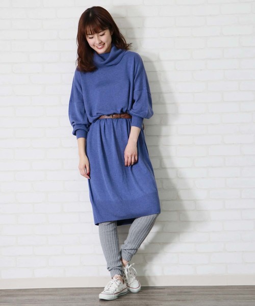 HER CLOSET（ハークローゼット）の「【HERCLOSET】アンチピリングリブレギンス（レギンス/スパッツ・レディース・杢グレー/チャコール/ブラック/グレー系その他/ブラウン・M）」の15枚目の写真