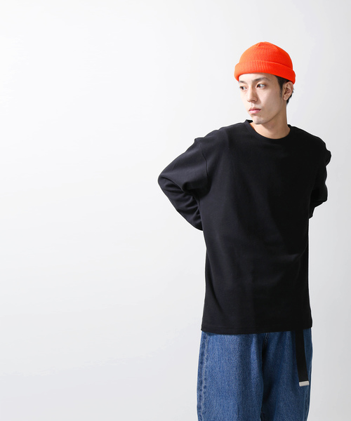 WEGO（ウィゴー）の「WEGO/ソフトタッチクルーネックカットソー（Tシャツ/カットソー・メンズ・ブラック/ホワイト/ベージュ/ホワイト系その他5・LARGE/MEDIUM/SMALL）」の16枚目の写真