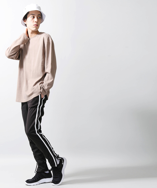 WEGO（ウィゴー）の「WEGO/ソフトタッチクルーネックカットソー（Tシャツ/カットソー・メンズ・ブラック/ホワイト/ベージュ/ホワイト系その他5・LARGE/MEDIUM/SMALL）」の17枚目の写真