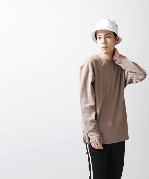 WEGO（ウィゴー）の「WEGO/ソフトタッチクルーネックカットソー（Tシャツ/カットソー・メンズ・ブラック/ホワイト/ベージュ/ホワイト系その他5・LARGE/MEDIUM/SMALL）」の18枚目の写真