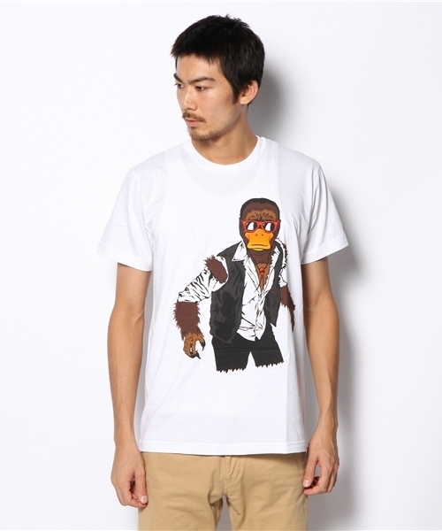 Manhattan Records(マンハッタン レコーズ)の「Fools Gold / Big Bad Wolf Tee(Tシャツ/カットソー・メンズ・ホワイト・MEDIUM)」の2枚目の写真