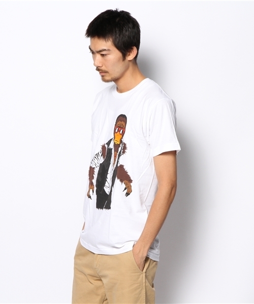 Manhattan Records(マンハッタン レコーズ)の「Fools Gold / Big Bad Wolf Tee(Tシャツ/カットソー・メンズ・ホワイト・MEDIUM)」の3枚目の写真