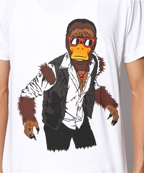 Manhattan Records(マンハッタン レコーズ)の「Fools Gold / Big Bad Wolf Tee(Tシャツ/カットソー・メンズ・ホワイト・MEDIUM)」の8枚目の写真