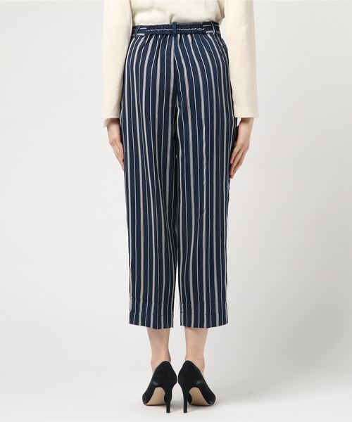 STYLEBLOCK（スタイルブロック）の「先染めマルチストライプテーパードパンツ（その他パンツ・レディース・ベージュ/イエロー/カーキ/ネイビー・M）」の6枚目の写真