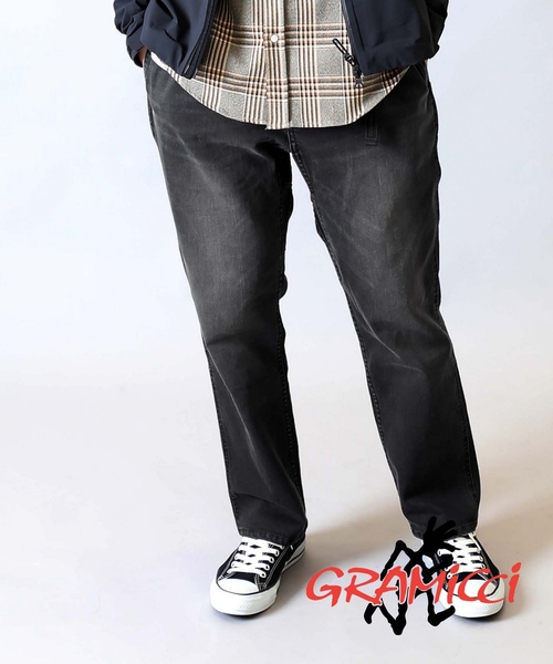 Gramicci(グラミチ)の「GRAMICCI×JS / グラミチ別注 : デニムニュースタイルパンツ #(デニムパンツ・メンズ・ネイビー/ブラック/ブルー系その他/グレー系その他・LARGE/MEDIUM/SMALL)」の2枚目の写真